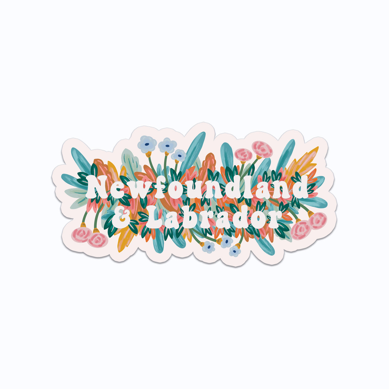 Newfoundland & Labrador Wildflower Vinyl Sticker