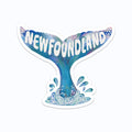 Newfoundland Whale Tail Vinyl Sticker