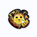 Not a Morning Star Space Vinyl Sticker