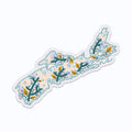 Clear Nova Scotia Province Vinyl Sticker