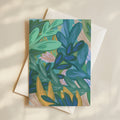 Pastel Leaves Greeting Card