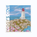 Peggy's Cove Landscape Vinyl Sticker