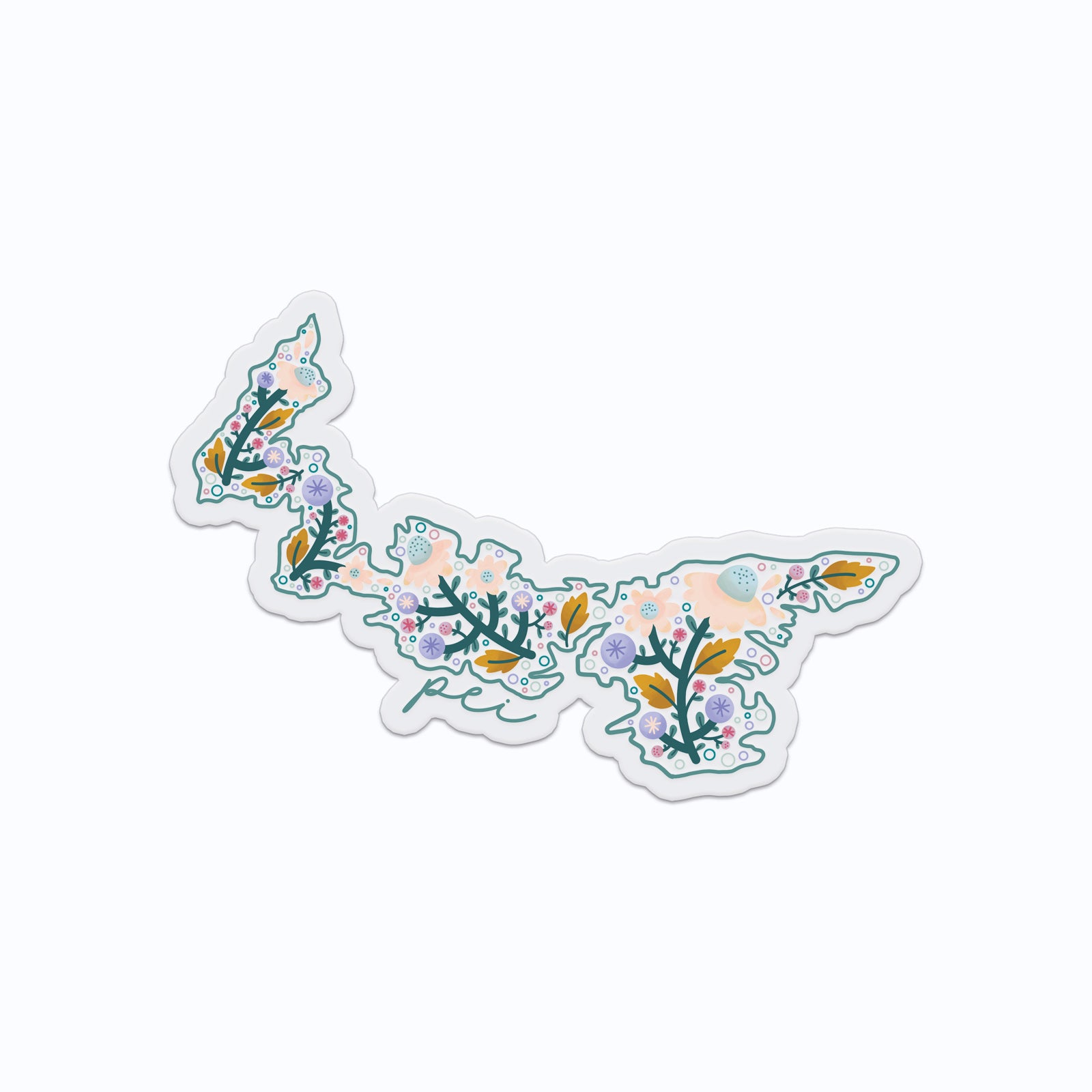 Prince Edward Island PEI Clear Vinyl Sticker