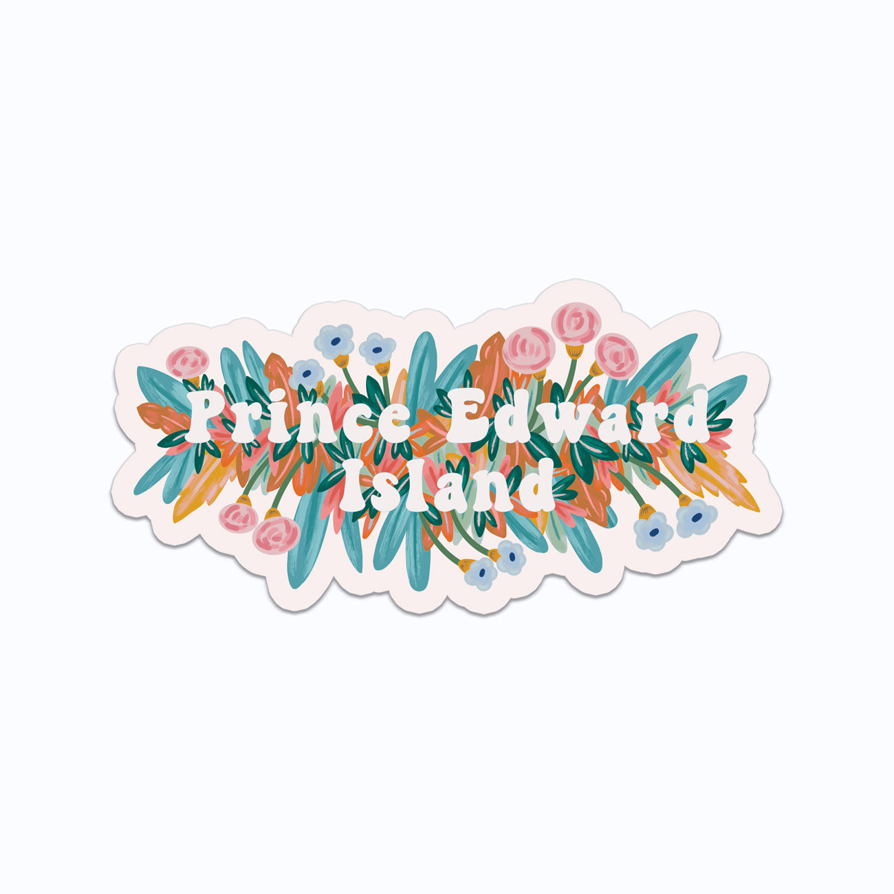 Prince Edward Island PEI Wildflowers Vinyl Sticker