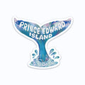 PEI Prince Edward Island Whale Tail Vinyl Sticker