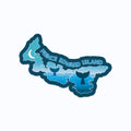 PEI Prince Edward Island Whale Waves Vinyl Sticker