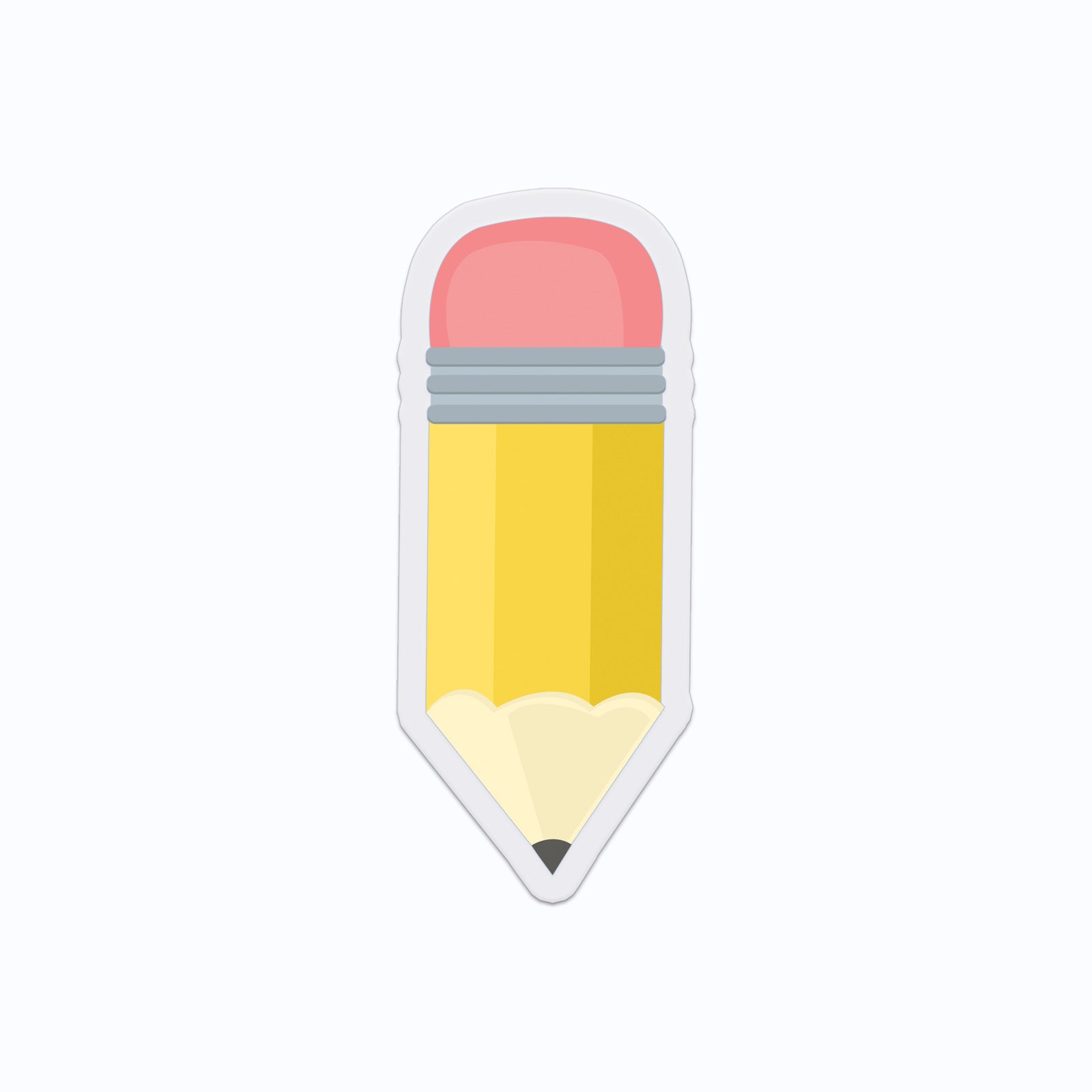 Pencil Clear Vinyl Sticker