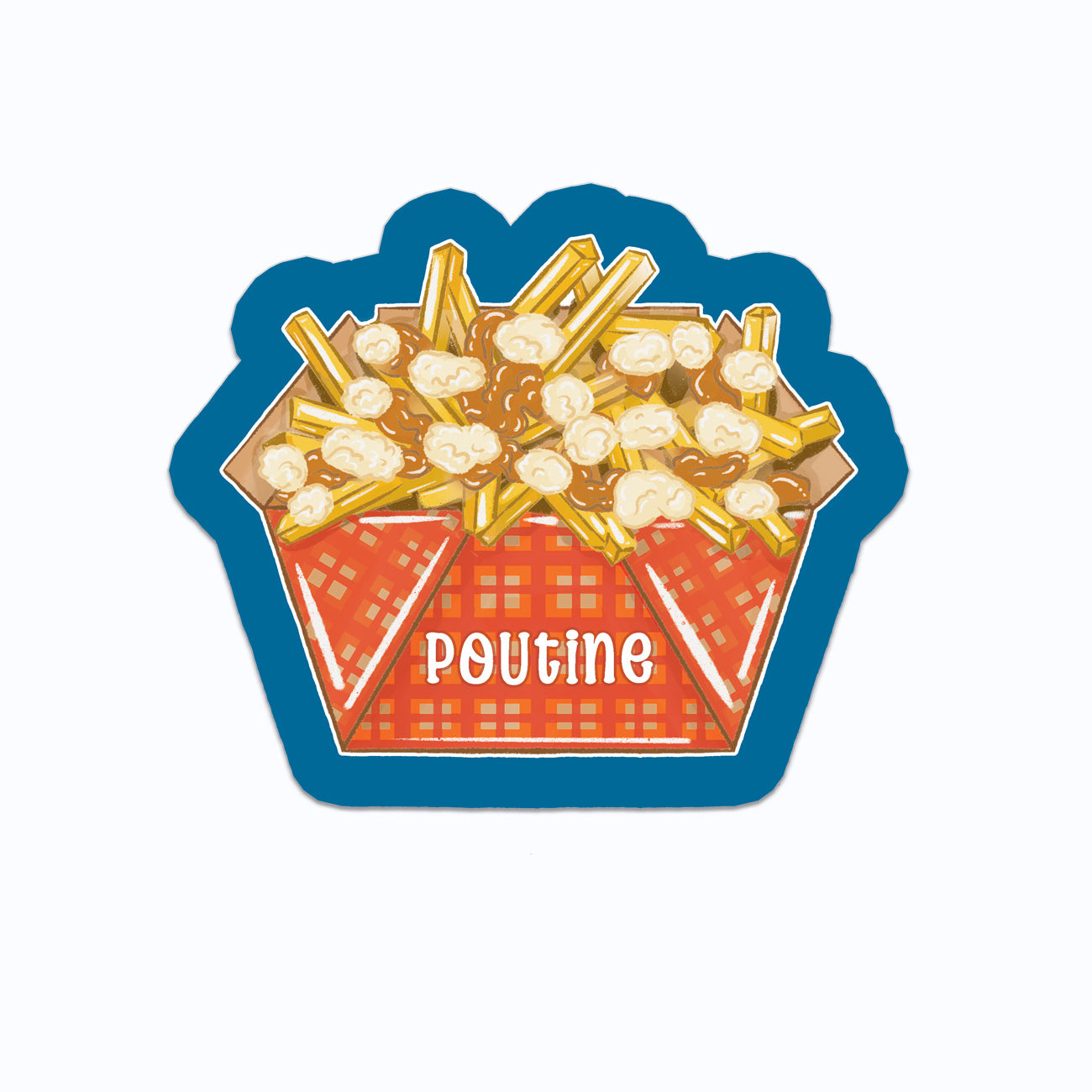 Canadian Poutine Vinyl Sticker