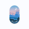 Saint John Skyline Blue Vinyl Sticker