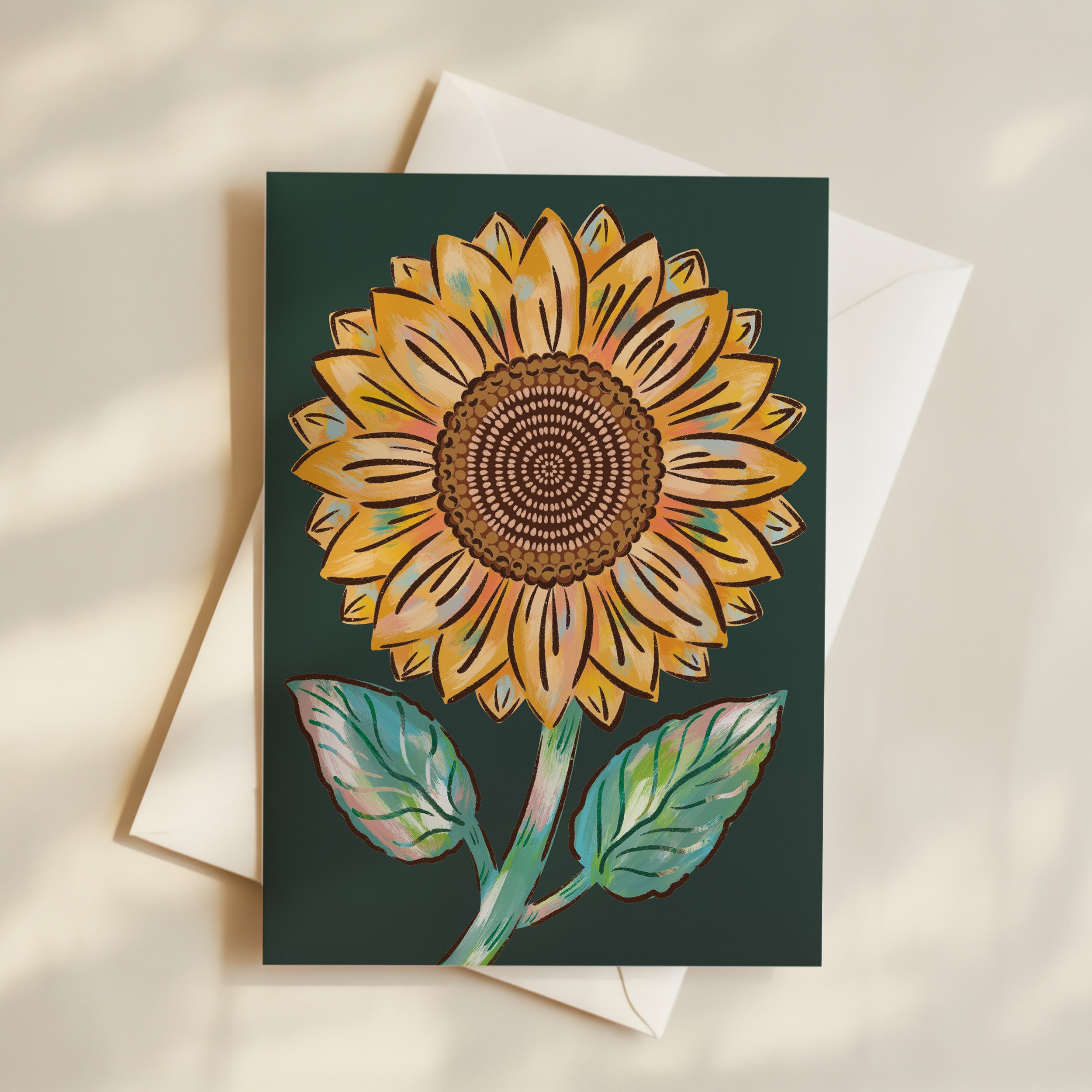 Sunflower Greeting Card